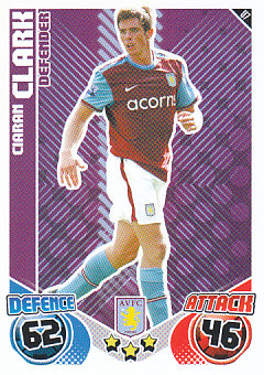 Ciaran Clark Aston Villa 2010/11 Topps Match Attax #U7